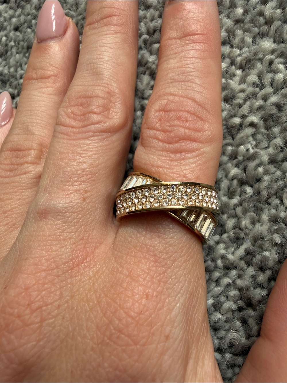 Michael Kors Gold Interlocking Ring